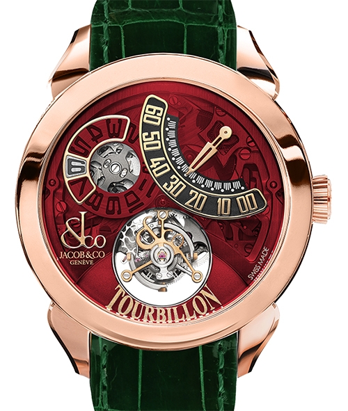 (image for) Jacob & Co Replica PT510.40.NS.PR.A Palatial Flying Tourbillon Jumping Hours watch
